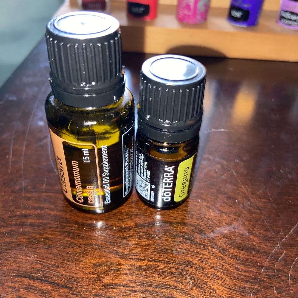 Two Doterra Essential Oils (Cassia & Oregano)